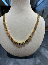 Massive Panzerkette in 18 Karat Gelbgold – hochwertige deutsche Arbeit