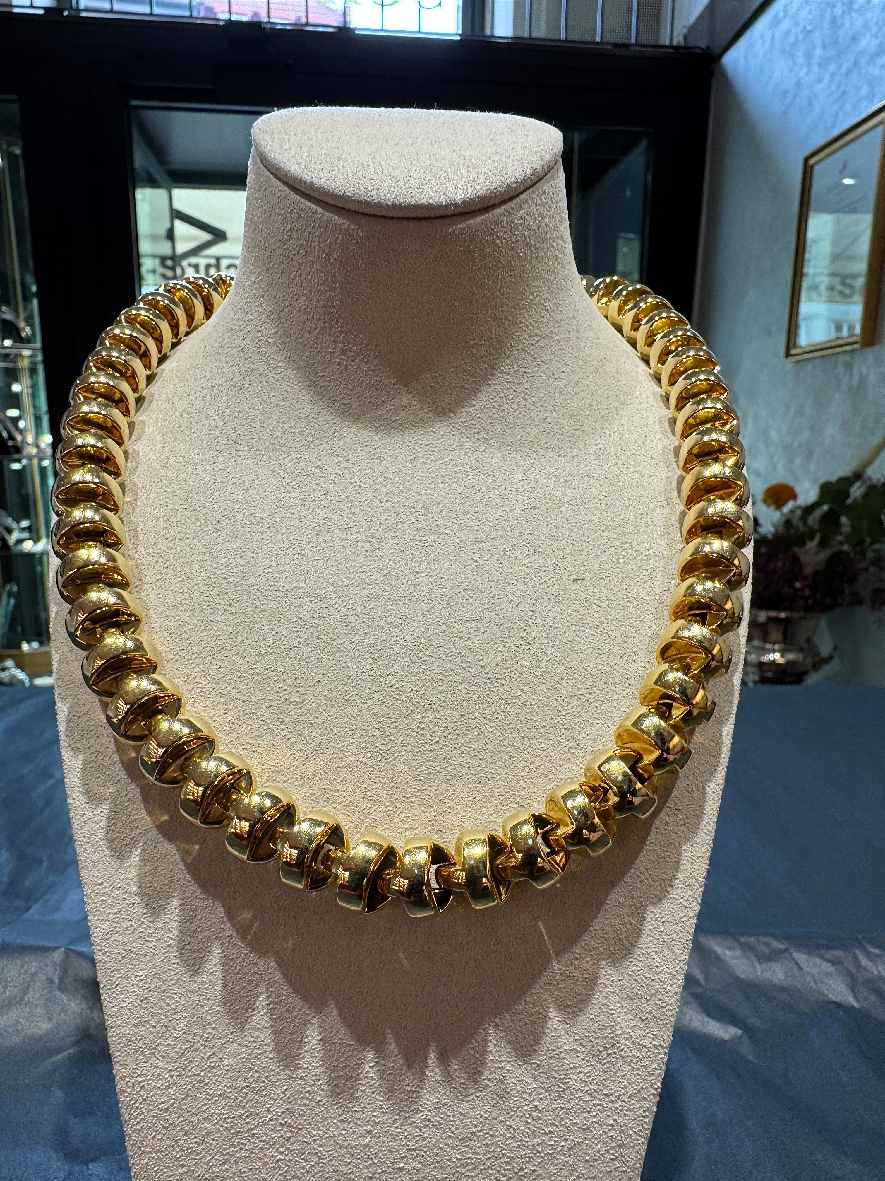 Unfassbar edles Set aus Halskette & Armband in 18 Karat Gelbgold