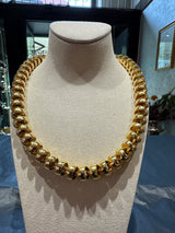 Unfassbar edles Set aus Halskette & Armband in 18 Karat Gelbgold
