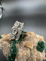 Ausgefallener Ring in 18 Karat (750) Gold mit feinen Brillanten