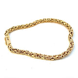 Hochwertiges Königsketten-Armband in 18 Karat (750) Gelbgold