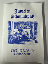 Hochwertige Brosche in 18 Karat Gelbgold mit Brillanten von Goldbaur