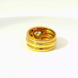 Chopard Happy Diamond Ring in 18 Karat strahlendem Gelbgold