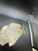 Massiver Aquamarin-Ring in 18 Karat Gelbgold – Handgefertigt aus der Manufaktur Eidel