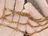 Hochwertige Königskette in 14 Karat (585) Gelbgold mit Kastenschloss