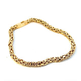 Hochwertiges Königsketten-Armband in 18 Karat (750) Gelbgold