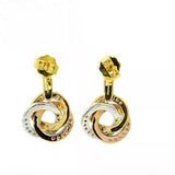 Ausgefallene Capolavoro-Ohrringe in 18 Karat Gold mit Brillanten