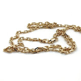 Elegante Ankerkette in 14 Karat Gelbgold mit Karabiner