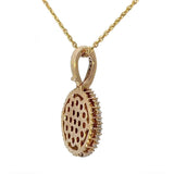 Besonderer Vintage-Anhänger in 9 Karat (375) Gold mit Diamanten