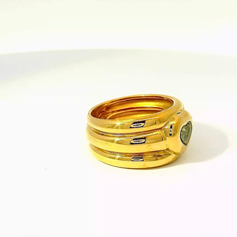 Chopard Happy Diamond Ring in 18 Karat strahlendem Gelbgold