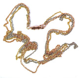 Cartier Halskette in 18 Karat Gelb-,Weiß-& Roségold