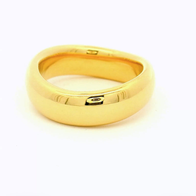 Edler Pomellato Bandring in 18 Karat strahlendem Gelbgold