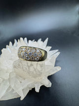 Wirkungsvoller Bandring in 14 Karat Gelbgold mit 1,00 Karat Brillanten