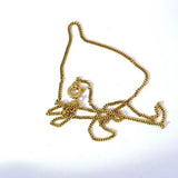 Zeitlose Panzerkette in 8 Karat leuchtendem Gelbgold mit Federring