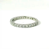 Moderner Memory Ring in 14 Karat Weißgold mit Brillanten