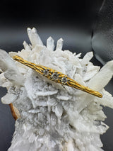 Hochwertige Brosche in 18 Karat Gelbgold mit Brillanten von Goldbaur