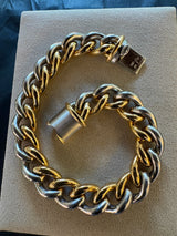Original IsabellaFa Armband in 18 Karat Gelbgold und 950er Platin mit Diamant