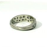 Edler Sternenhimmel-Ring in 14 Karat Weißgold mit Brillanten