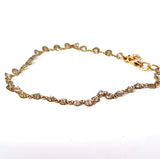 Spektakuläres Crivelli Armband in 18 Karat Roségold mit 3,30 Karat Fancy Brillanten