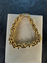 Ausgefallenes Armband in 18 Karat (750) strahlendem Gelbgold