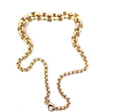 Leuchtendes Erbsencollier in 8 Karat Gelbgold mit schönem Verlauf