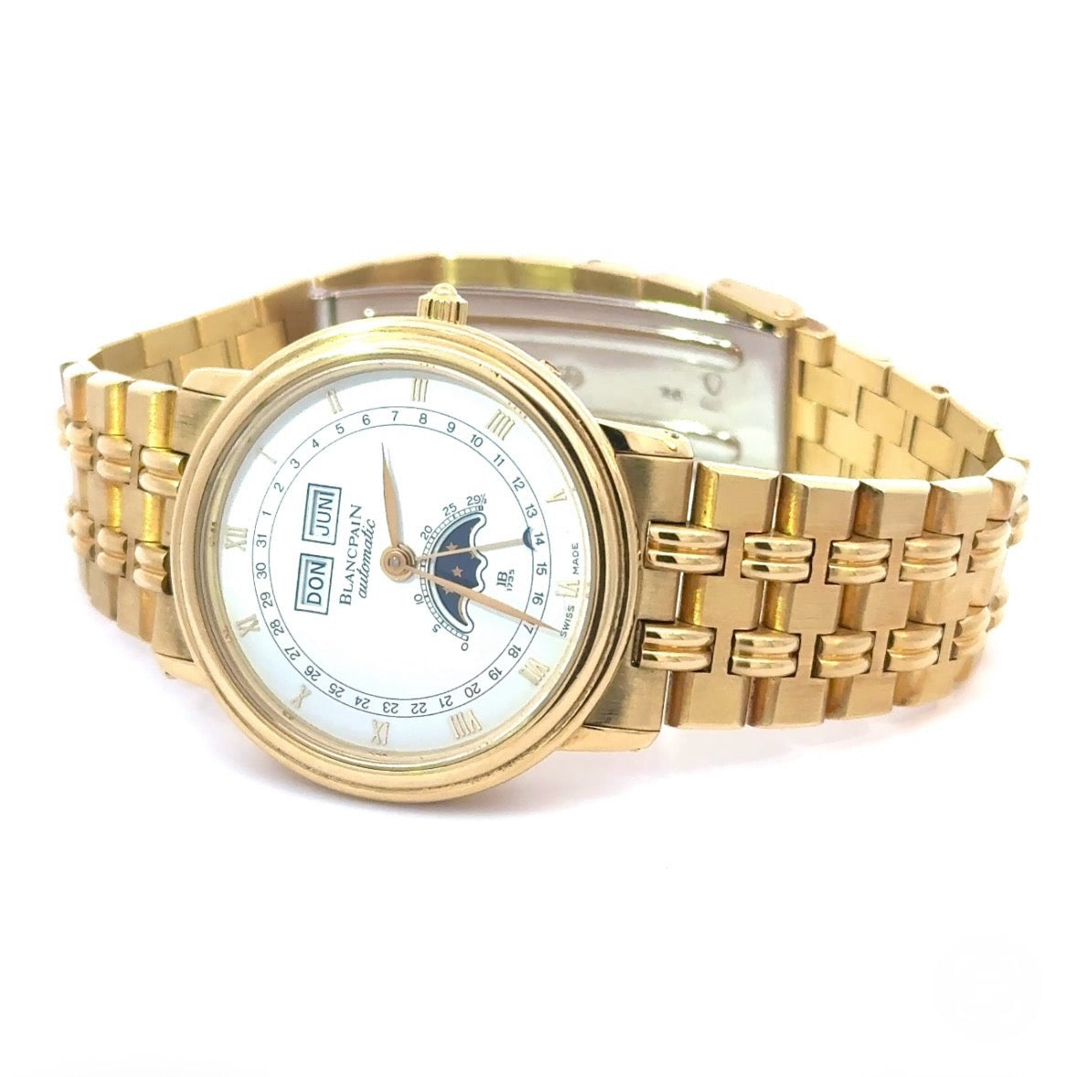 Blancpain Villeret Ref. 6595 in 18 Karat Gelbgold mit Mondphase