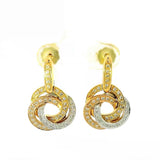 Ausgefallene Capolavoro-Ohrringe in 18 Karat Gold mit Brillanten