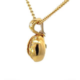 Edler Anhänger in 18 Karat Gelbgold mit Brillanten & Opal – von Goldbaur