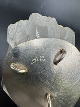 Einmaliger Anhänger in 925 Sterling Silber & 18 Karat Gold mit Natur-Feueropal