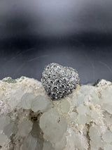 Hochwertiger Herz-Ring in 18 Karat Gelb- & Weißgold mit Brillanten