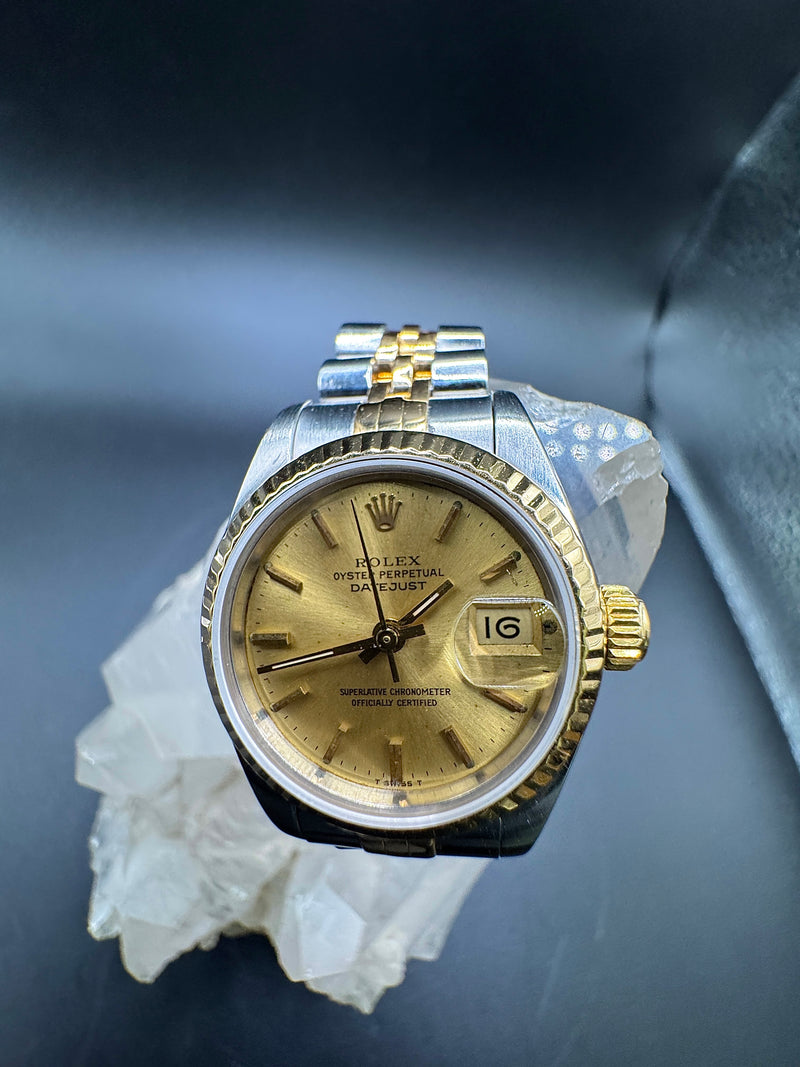 Rolex Lady-Datejust – elegante Bicolor-Ikone in Edelstahl & 18 Karat Gelbgold | Armband - Schmuck Schroll