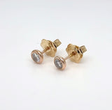 Zeitlose Brillant Stecker in 18 Karat (750) Roségold