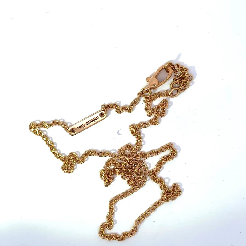 Originale Pomellato Ankerkette in 18 Karat Roségold