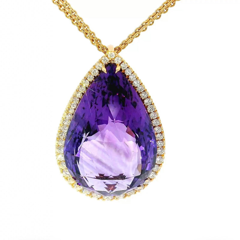 Exquisites Crivelli-Schmuckstück aus 18 Karat Roségold mit Amethyst