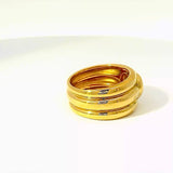 Chopard Happy Diamond Ring in 18 Karat strahlendem Gelbgold