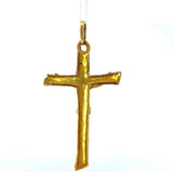 Kreuzanhänger in 14 Karat Gelbgold mit Jesusfigur