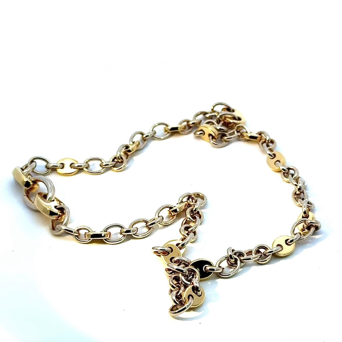 Wunderschöne Pomellato Halskette in 18 Karat (750) Gelb & Weißgold