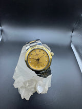 Baume & Mercier Riviera – elegante Bicolor-Damenuhr mit Diamantindexen