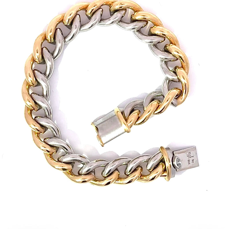 Original IsabellaFa Armband in 18 Karat Gelbgold und 950er Platin mit Diamant