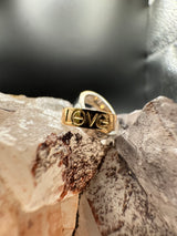 Zeitloser Love-Anhänger in 18 Karat Weiß- &amp; Roségold