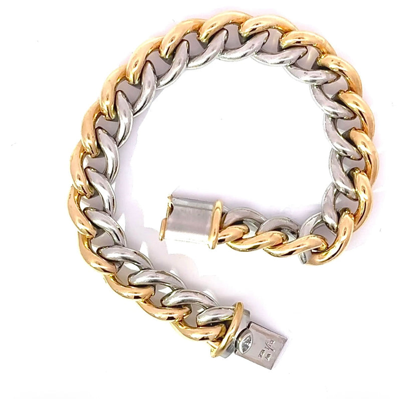 Original IsabellaFa Armband in 18 Karat Gelbgold und 950er Platin mit Diamant