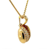 Edler Anhänger in 18 Karat Gelbgold mit Brillanten & Opal – von Goldbaur