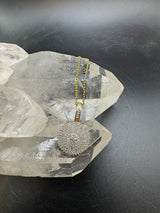 Besonderer Vintage-Anhänger in 9 Karat (375) Gold mit Diamanten