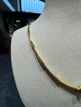 Seltenes Vintage-Collier in 18 Karat Gelbgold mit 1,07 Karat Brillant