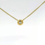 Zeitloses Collier in 18 Karat (750) Gelbgold mit Brillant von Christ