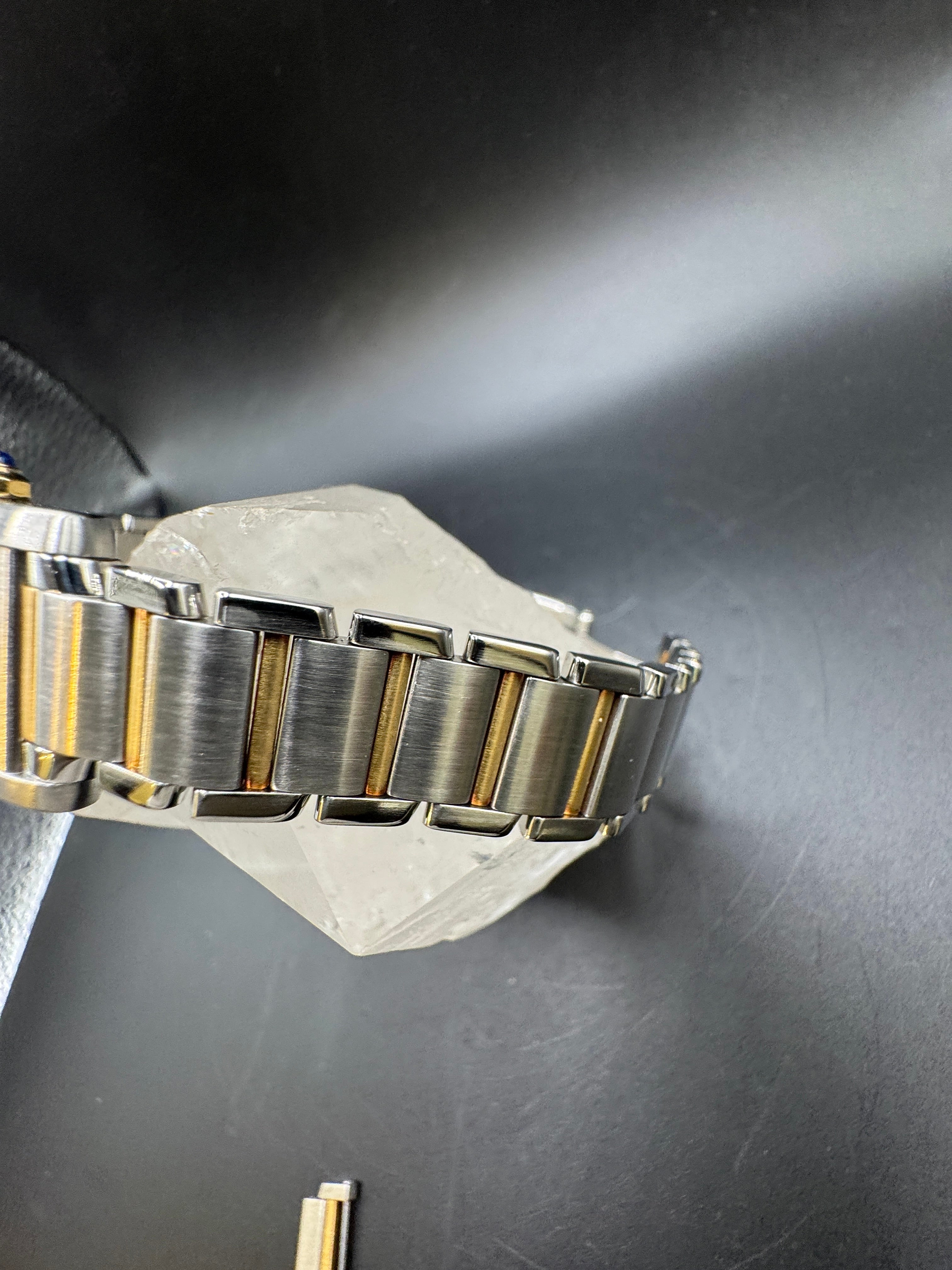 Cartier Tank Française Ref. 2384 Damenuhr in Gold/Stahl