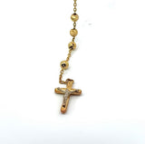 Zeitloser Rosenkranz in 14 Karat (585) Gelbgold mit Madonna & Jesus
