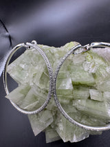 Außergewöhnliche 18Karat Weißgold Ohrringe mit 286 Brillanten