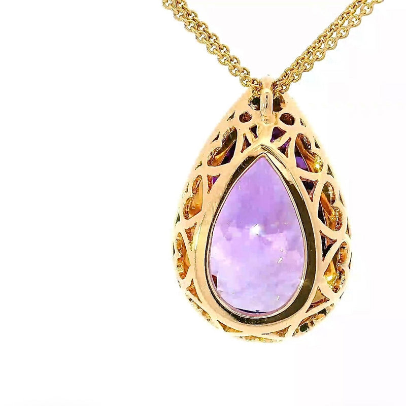 Exquisites Crivelli-Schmuckstück aus 18 Karat Roségold mit Amethyst