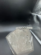 Moderner Memory Ring in 14 Karat Weißgold mit Brillanten